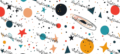 Space – Printed Libby Wrap (9.5" x 4.3" UV DTF) - Vinyl Creation Supply