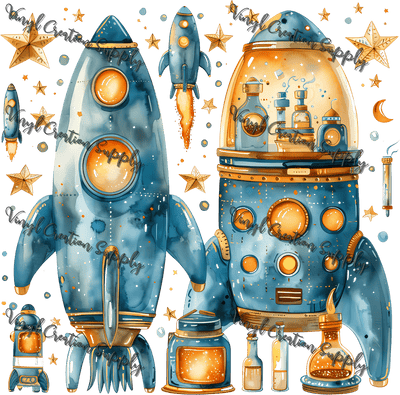 Spaceships 3 - Vinyl Creation Supply