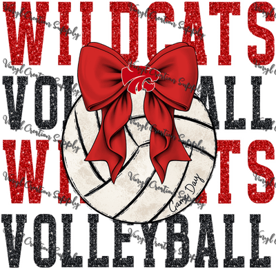 Splendora Wildcats Volleyball 1 - Vinyl Creation Supply