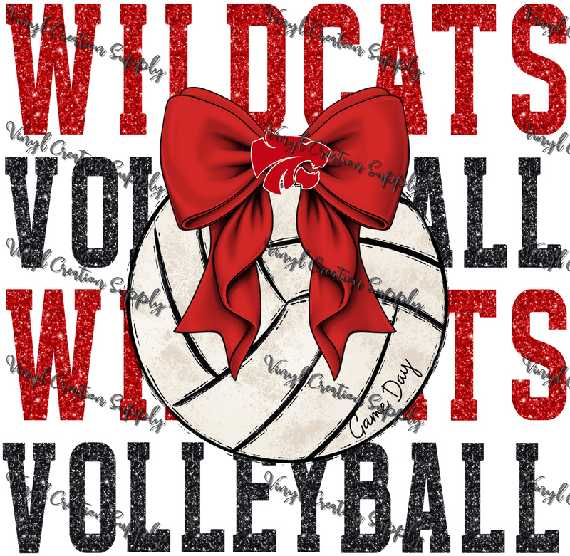 Splendora Wildcats Volleyball 1 - Vinyl Creation Supply
