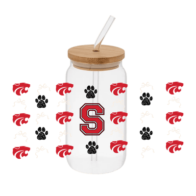 Splendora Wildcats – Printed Libby Wrap (9.5" x 4.3" UV DTF) - Vinyl Creation Supply