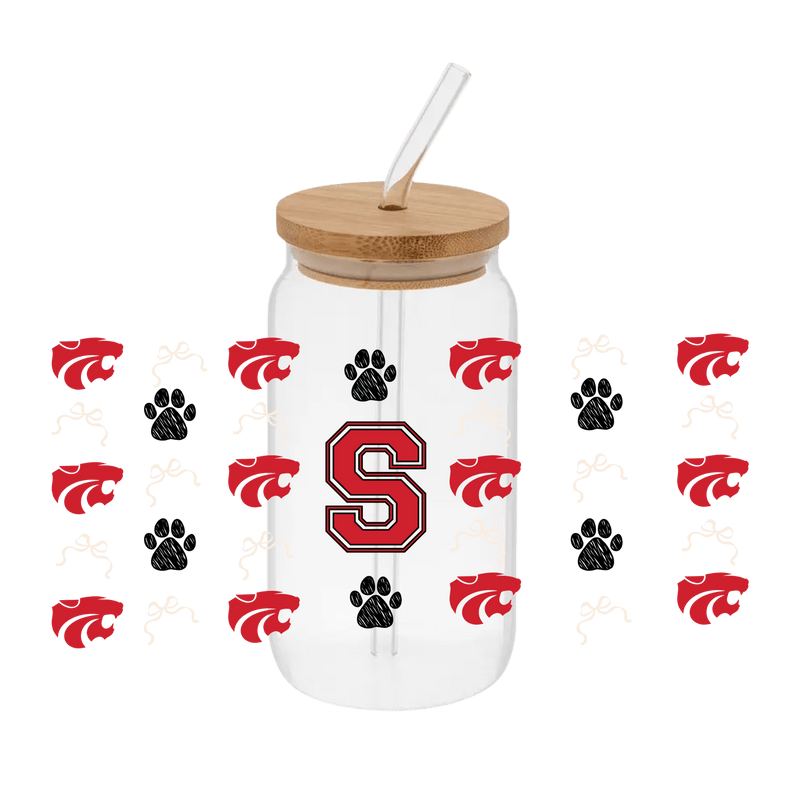 Splendora Wildcats – Printed Libby Wrap (9.5" x 4.3" UV DTF) - Vinyl Creation Supply