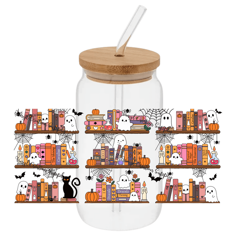 Spooky Book Shelves - Vinyl Creation Supply