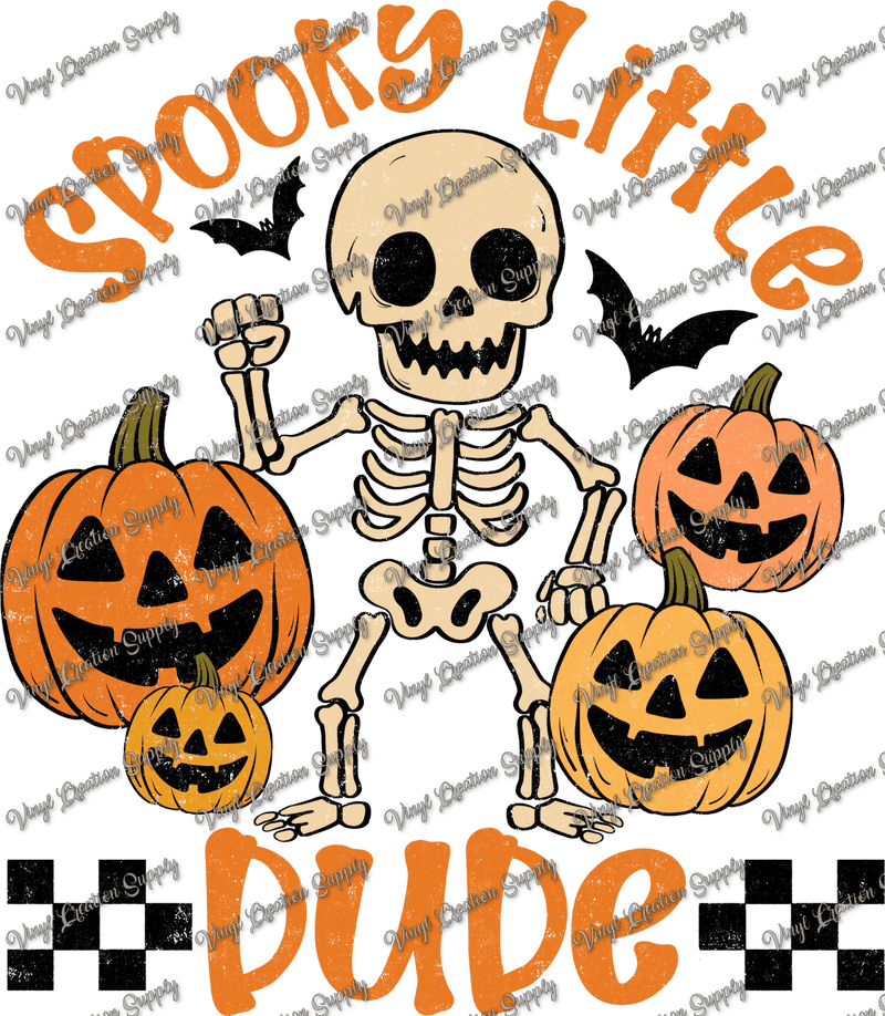 Spooky Little Dude Skeleton - Vinyl Creation Supply