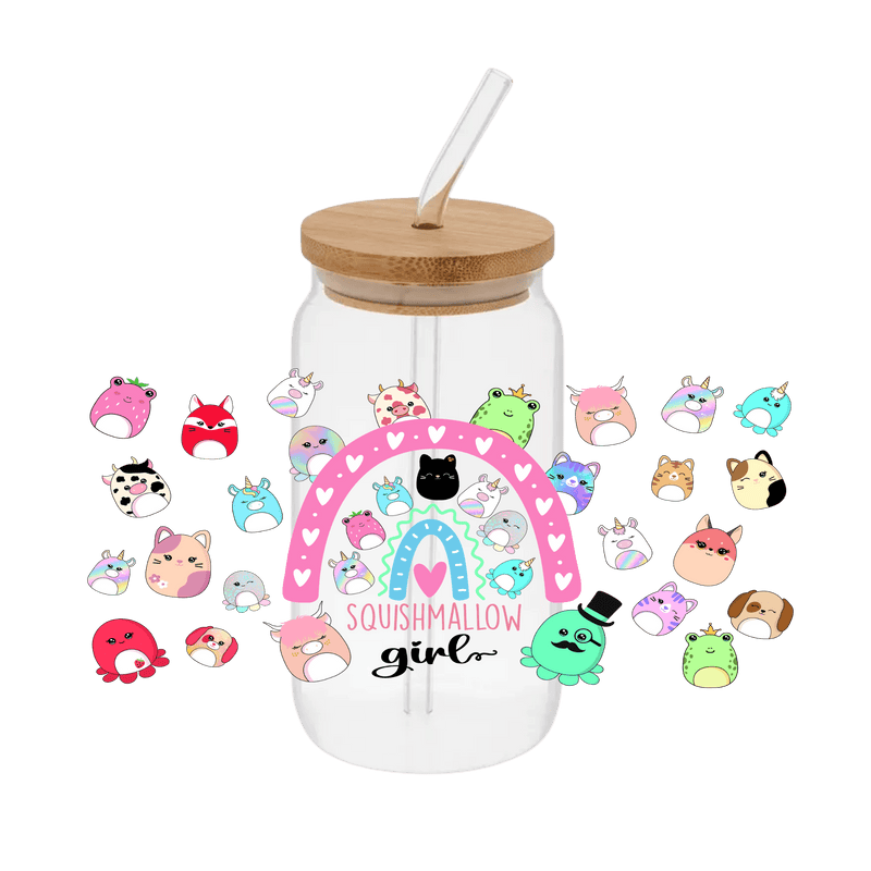 Squish 1– Printed Libby Wrap (9.5" x 4.3" UV DTF) - Vinyl Creation Supply