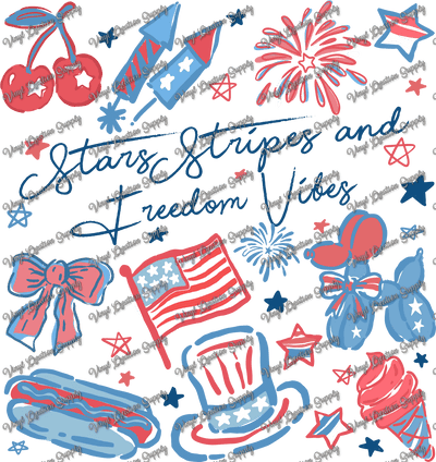 Stars, Stripes and Freedom Vibes - Vinyl Creation Supply