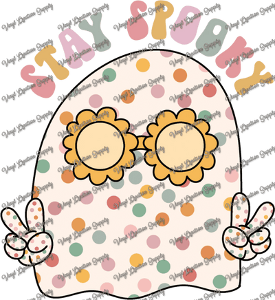 Stay Spooky Polka Dot Ghost - Vinyl Creation Supply
