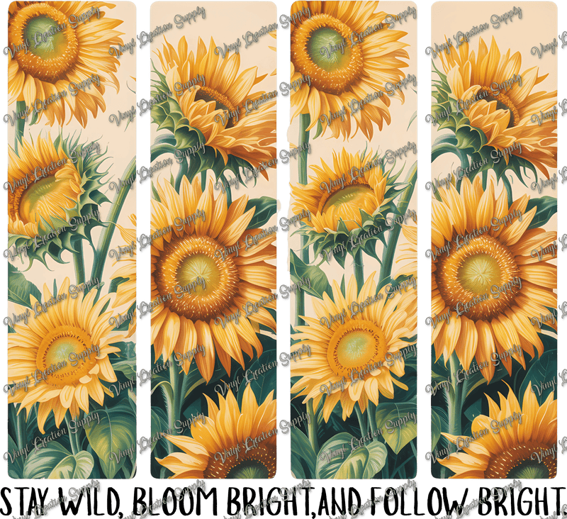 Stay Wild Sunflower - Vinyl Creation Supply