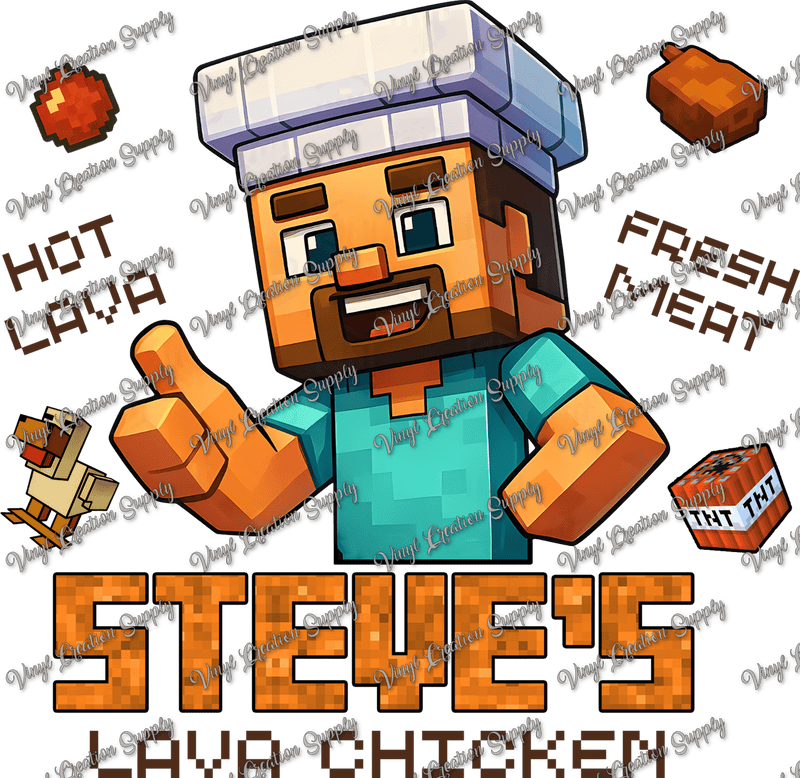 Steves Lava Chicken 2 - Vinyl Creation Supply