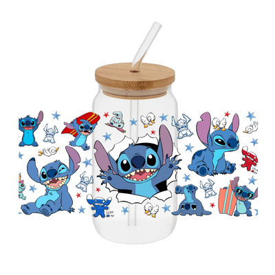 Stitch 1– Printed Libby Wrap (9.5" x 4.3" UV DTF) - Vinyl Creation Supply