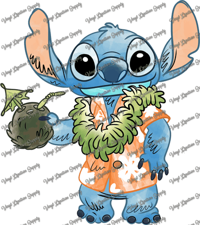 Stitch Hawaiian 1 - Vinyl Creation Supply