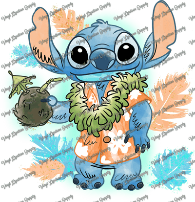 Stitch Hawaiian 2 - Vinyl Creation Supply