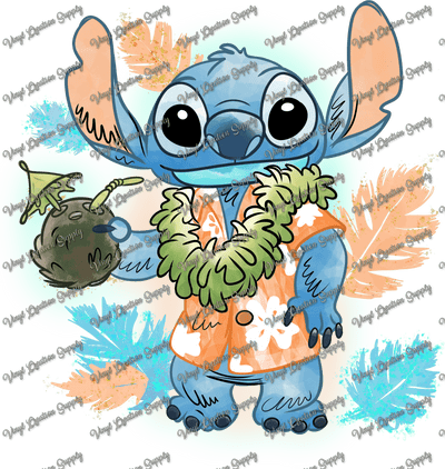 Stitch Hawaiian 4 - Vinyl Creation Supply