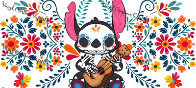 Stitch Dia De Muertos - Vinyl Creation Supply