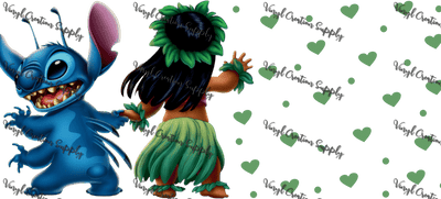 Stitch Green– Printed Libby Wrap (9.5" x 4.3" UV DTF) - Vinyl Creation Supply