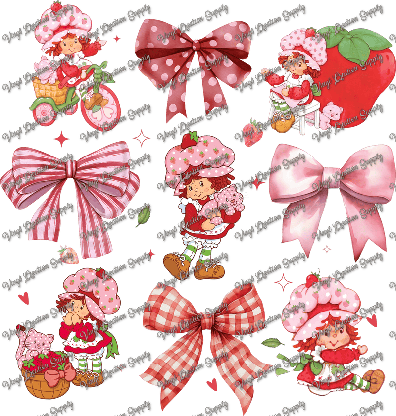 Strawberry Shortcake Collage - Vinyl Creation Supply