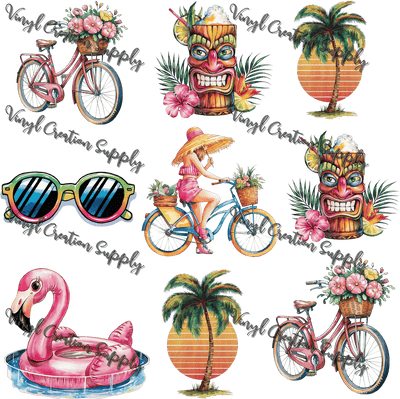 Summer Collage 4 - Vinyl Creation Supply