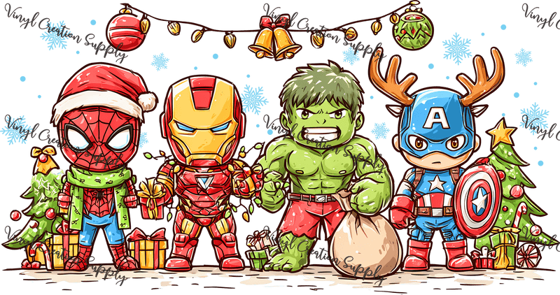 Super Hero Christmas - Vinyl Creation Supply