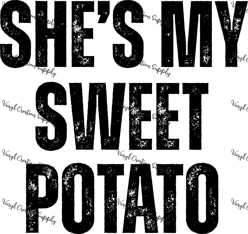 Sweet Potato Black - Vinyl Creation Supply