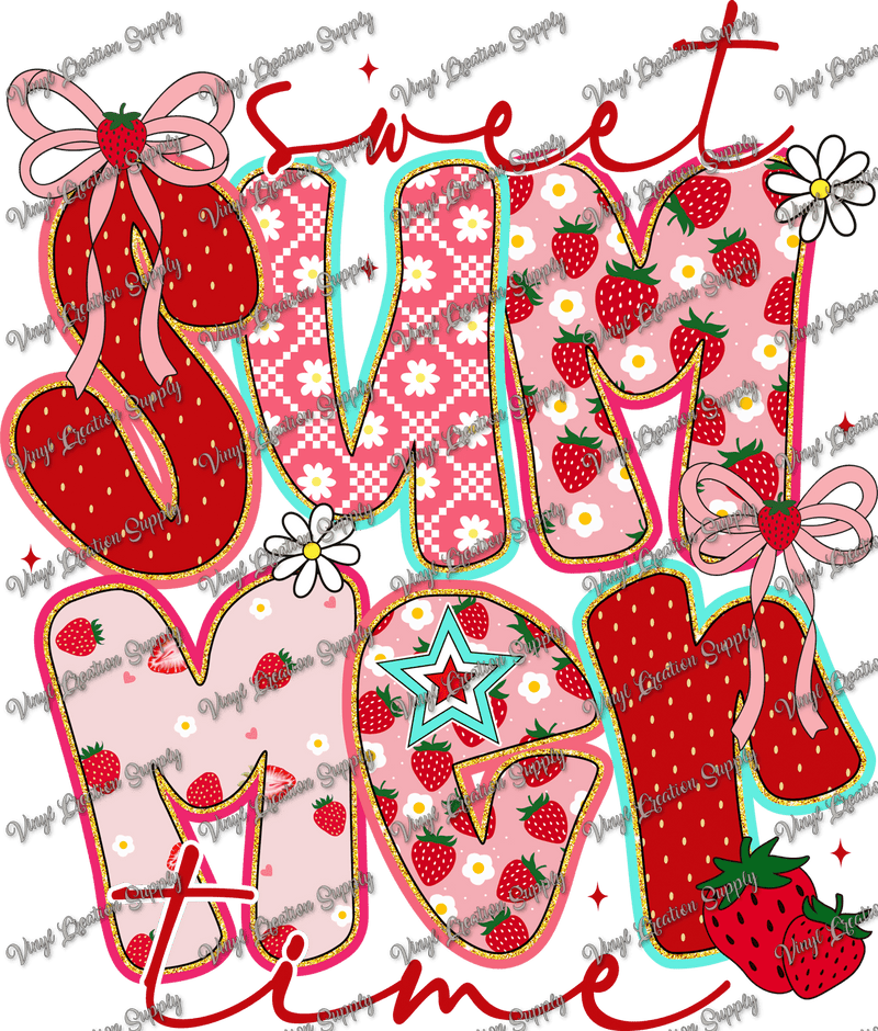 Sweet Summertime Strawberry - Vinyl Creation Supply