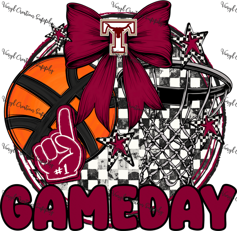 Tarkington Basketball Gameday - Vinyl Creation Supply