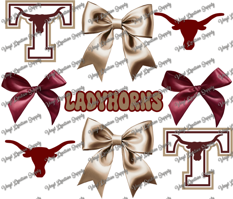 Tarkington Ladyhorns Collage Coquette