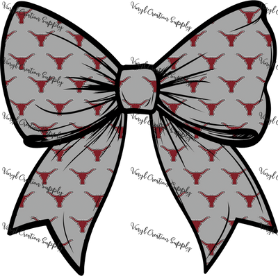 Tarkington Longhorns Logo Bow - Vinyl Creation Supply