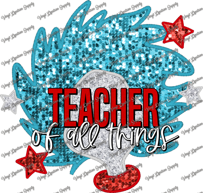 Teacher Of All Things Sequin