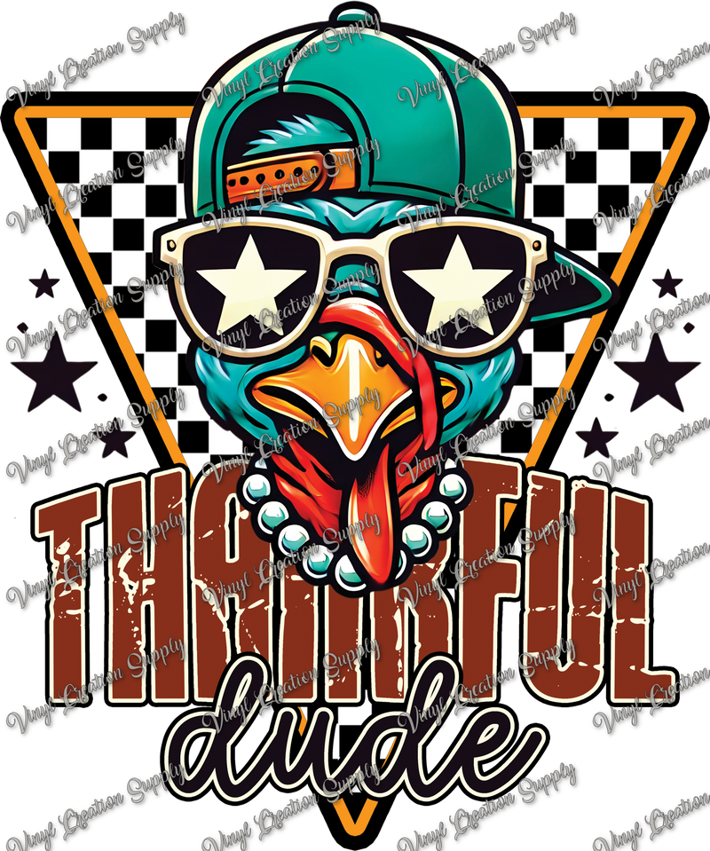 Thankful Dude Turkey