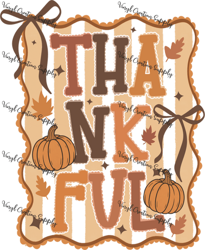 Thankful Frame Combo - Vinyl Creation Supply