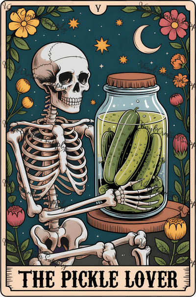 The Pickle Lover Tarot Card - Vinyl Creation Supply