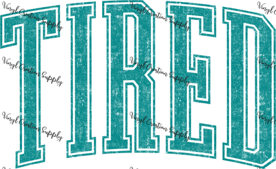 Tired in Blue - Vinyl Creation Supply