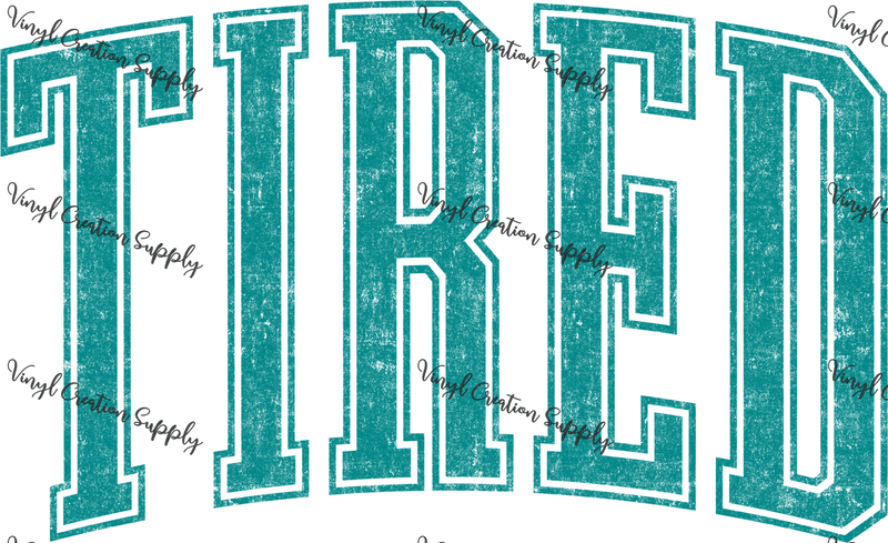 Tired in Blue - Vinyl Creation Supply