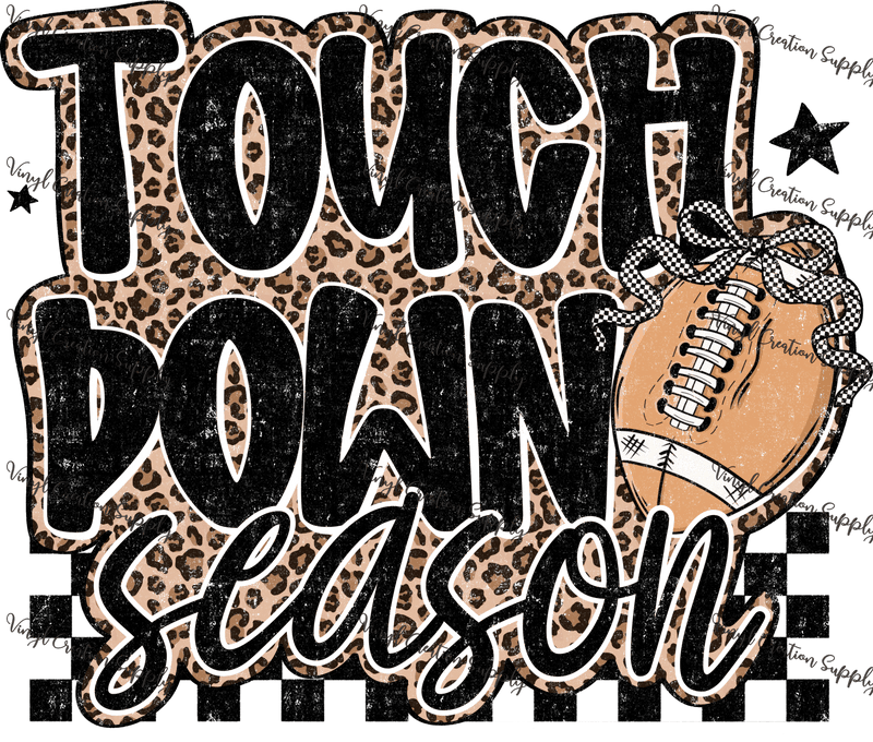 Touchdown Season Leopard - Vinyl Creation Supply