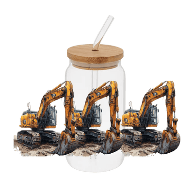 Tractors– Printed Libby Wrap (9.5" x 4.3" UV DTF) - Vinyl Creation Supply