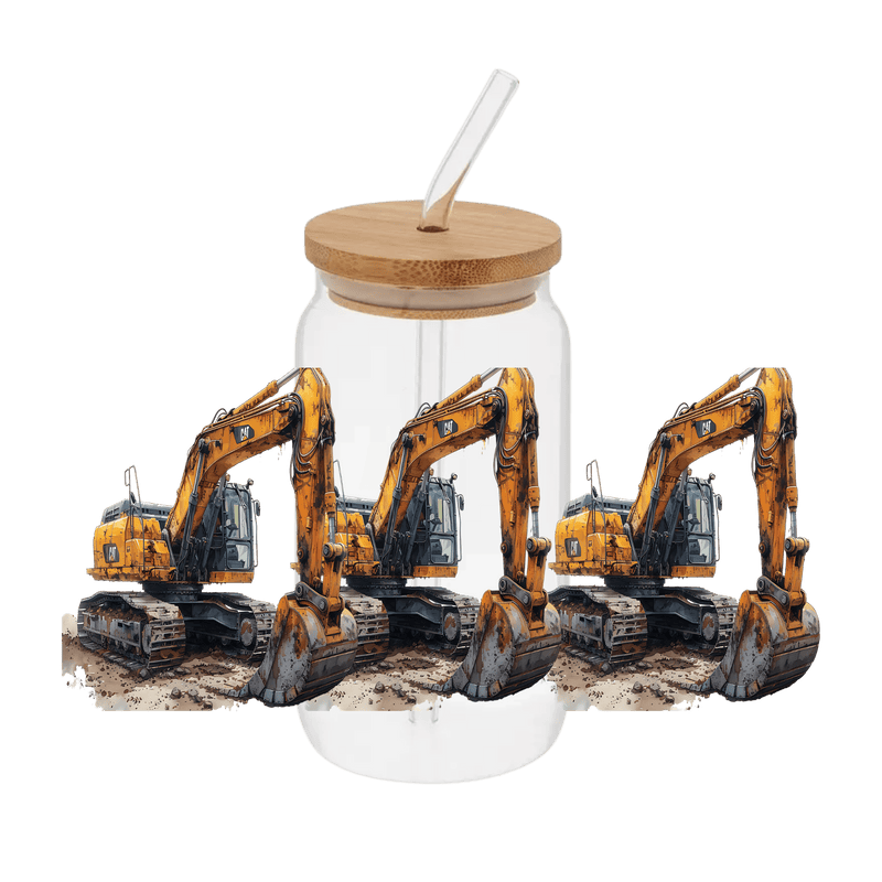 Tractors– Printed Libby Wrap (9.5" x 4.3" UV DTF) - Vinyl Creation Supply