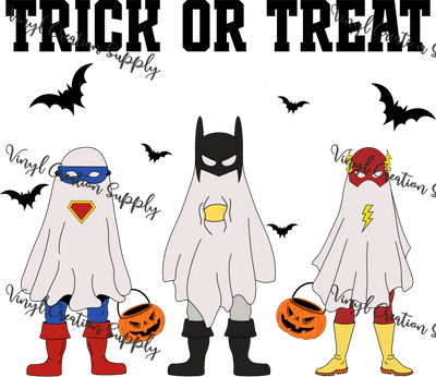 Trick Or Treat Superhero - Vinyl Creation Supply