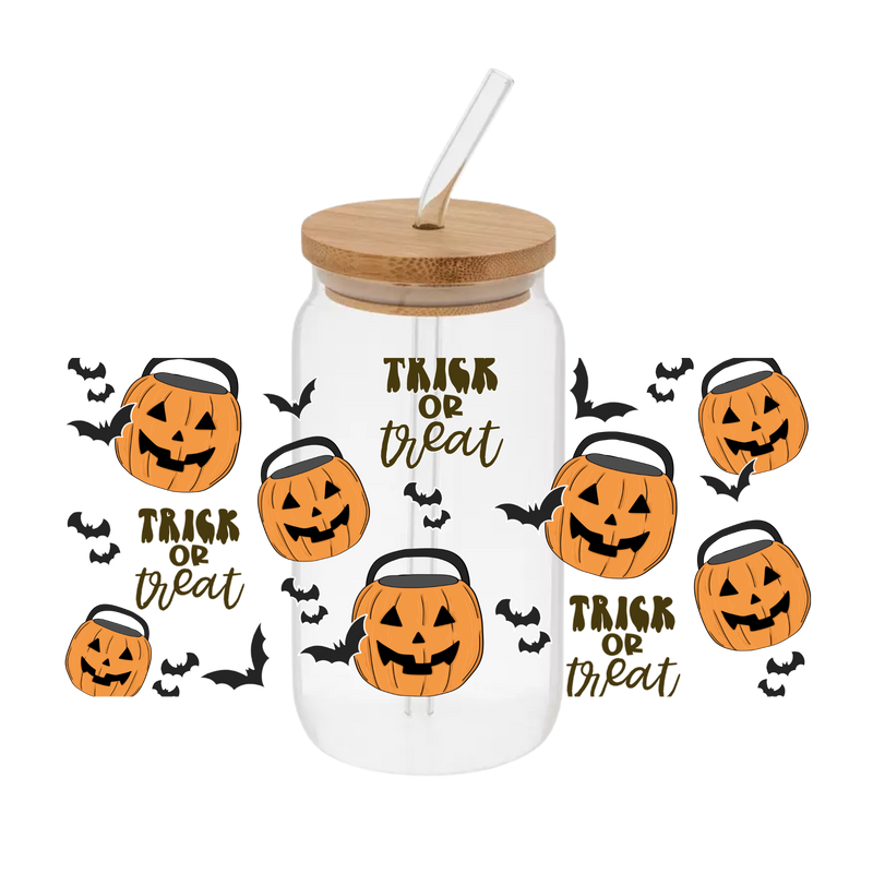 Trick or Treat– Printed Libby Wrap (9.5" x 4.3" UV DTF)