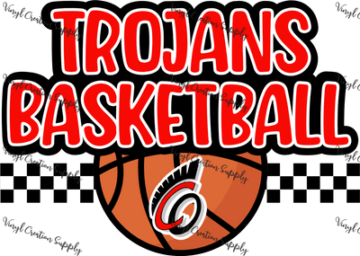 Trojans Basketball - Vinyl Creation Supply