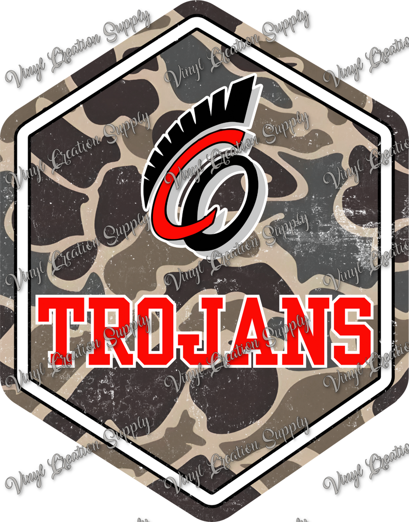 Trojan Camo Patch