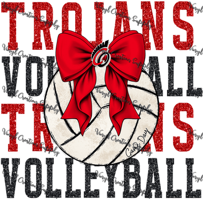 Trojans Volleyball 1 - Vinyl Creation Supply