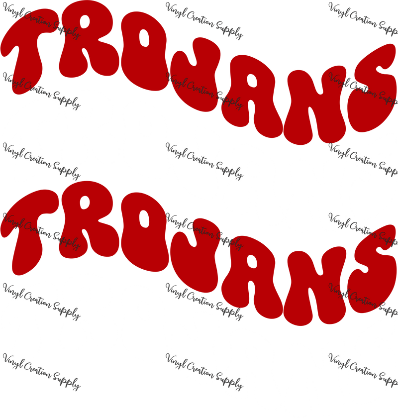 Trojans x4 Wave - Vinyl Creation Supply