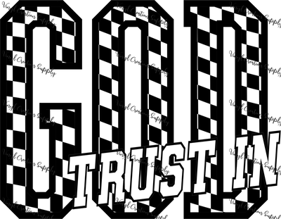 Trust in God Black - Vinyl Creation Supply