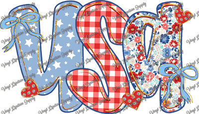 USA Floral Bows - Vinyl Creation Supply