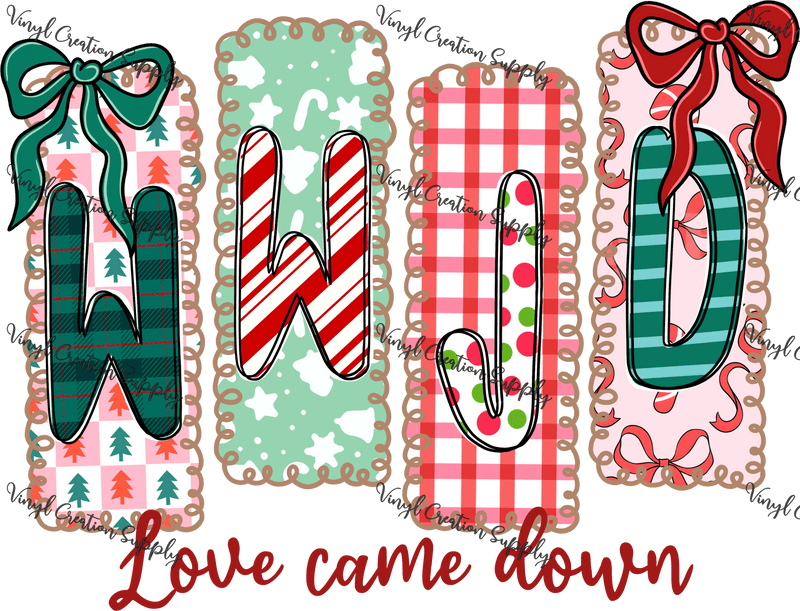 WWJD Coquette Patchwork 1 - Vinyl Creation Supply