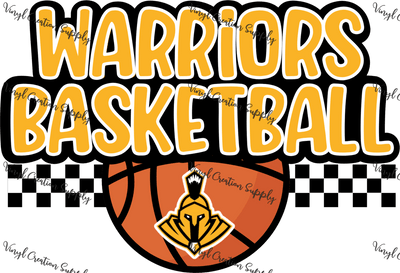 Warriors Basketball - Vinyl Creation Supply