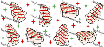 White Debbie Cake– Printed Libby Wrap (9.5" x 4.3" UV DTF) - Vinyl Creation Supply