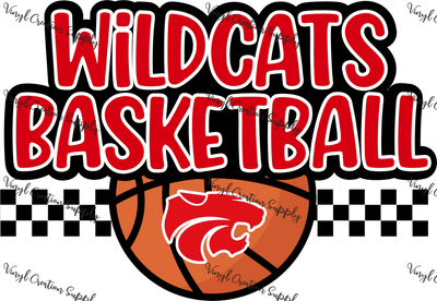 Wildcats Basketball - Vinyl Creation Supply