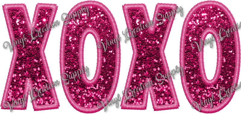 XOXO Pink Sequin