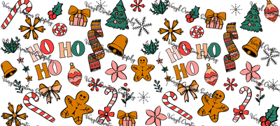 Xmas Doodles 2– Printed Wrap - Vinyl Creation Supply